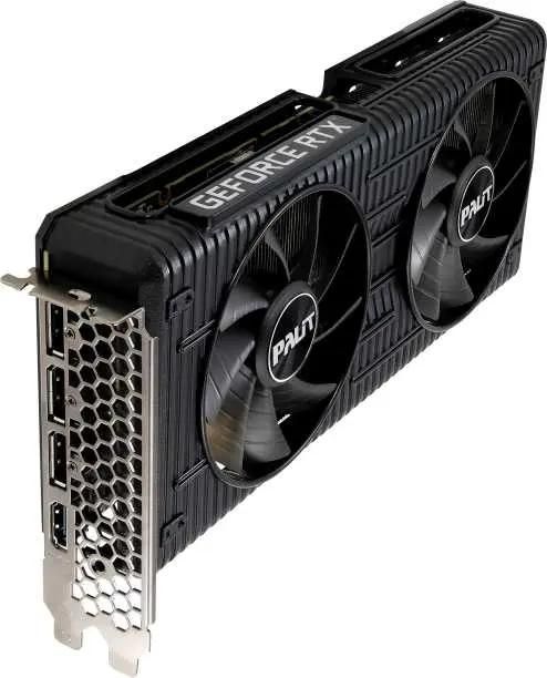 Видеокарта Palit NVIDIA  GeForce RTX 3060 PA-RTX3060 DUAL OC 12G 12ГБ GDDR6, OC,  LHR,  Ret [ne63060t19k9-190ad]